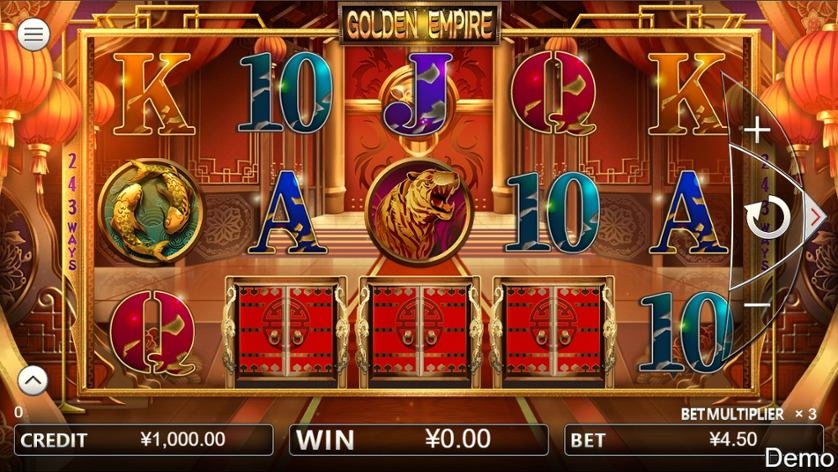 Império Dourado, Slot Golden Empire, Tesouros, Ganhar, Emoção.